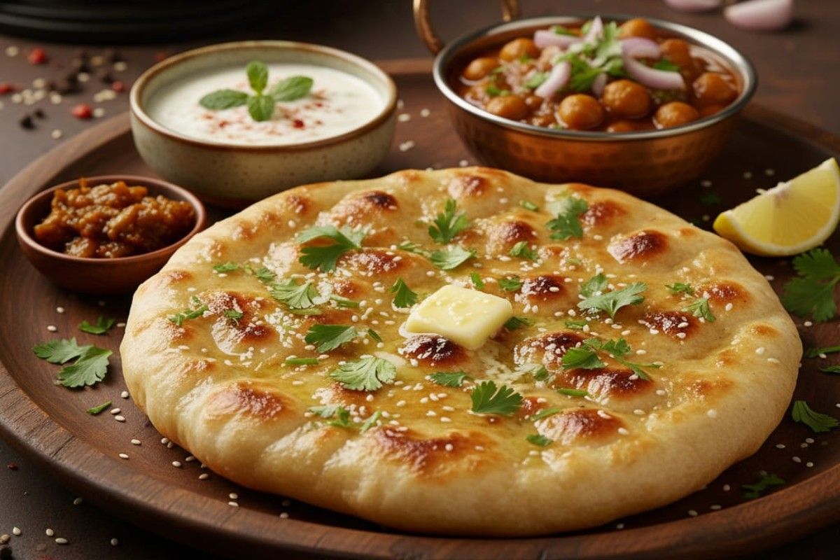 Aloo Kulcha Thali